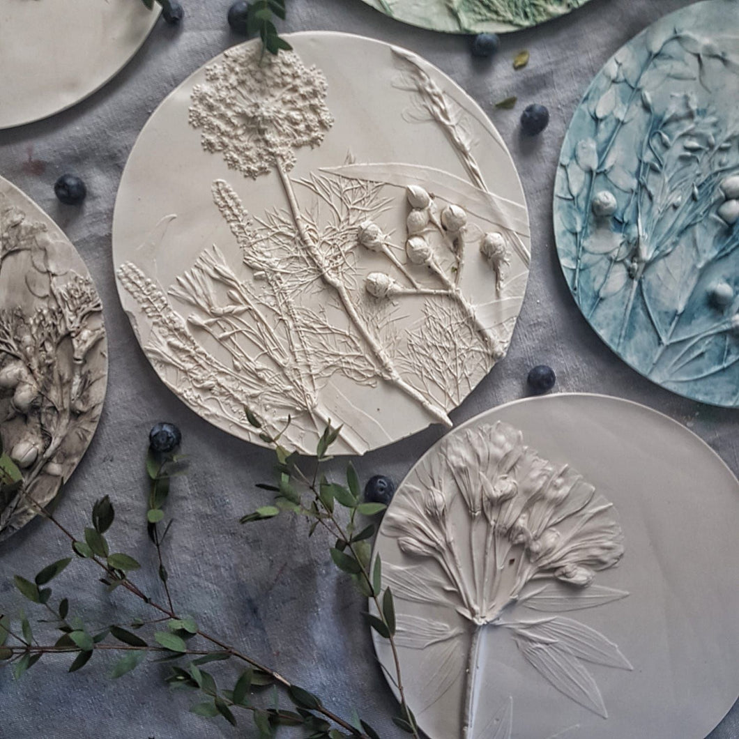Plant Fossil Plaster Cast Workshops - Art Inside Studio